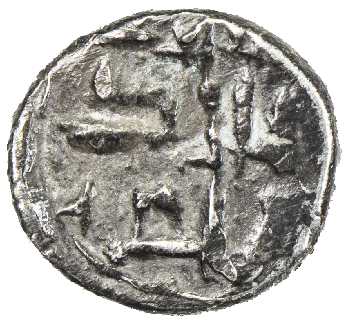 India - Sind & Multan，PRE-HABBARIDS: Daud, ca 800-820, AR damma (0.59g), NM, ND, A-1493, Abbasid gov