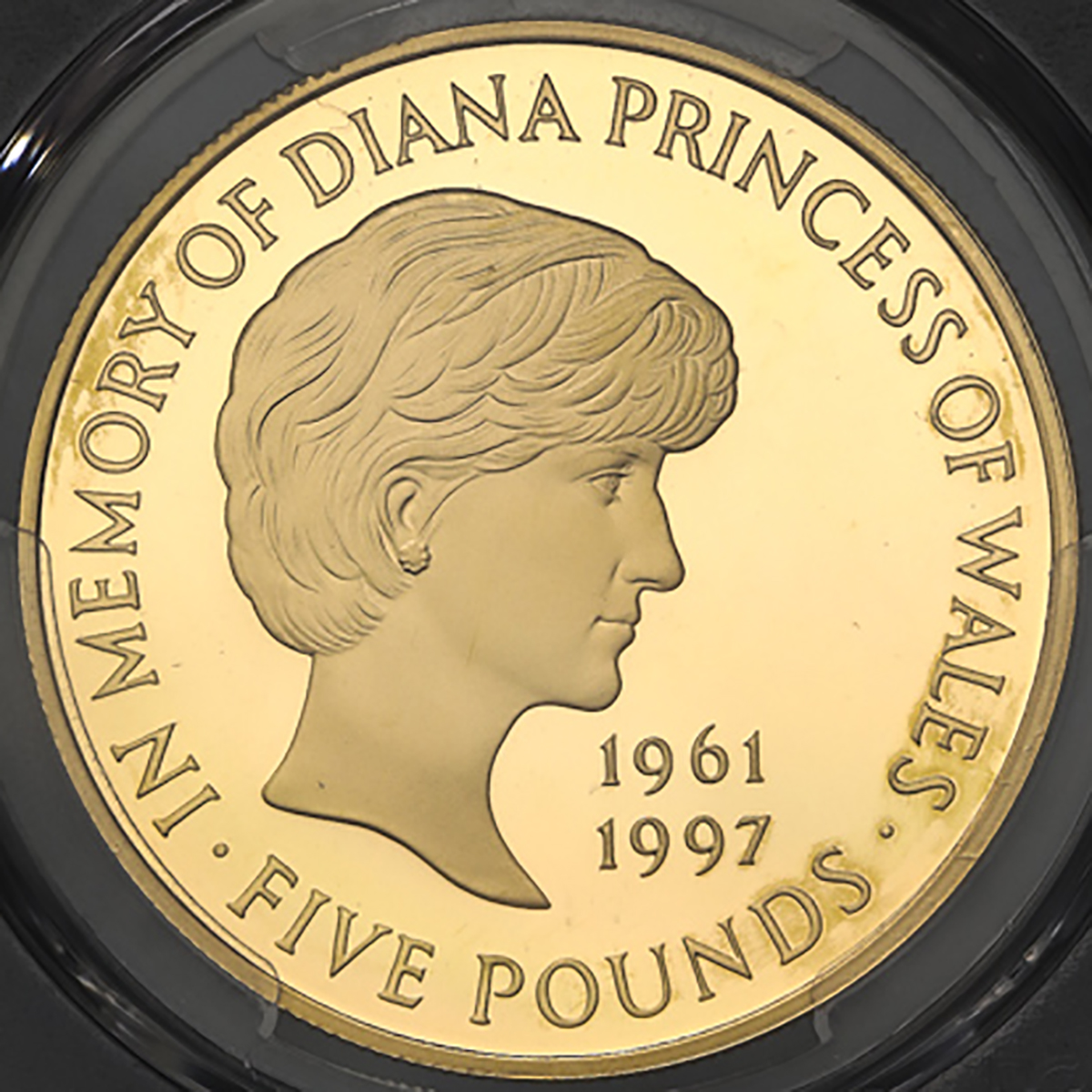 GREAT BRITAIN Elizabeth II エリザベス2世(1952~) 5Pounds in Gold 1999  PCGS-PR66 DCAM Proof