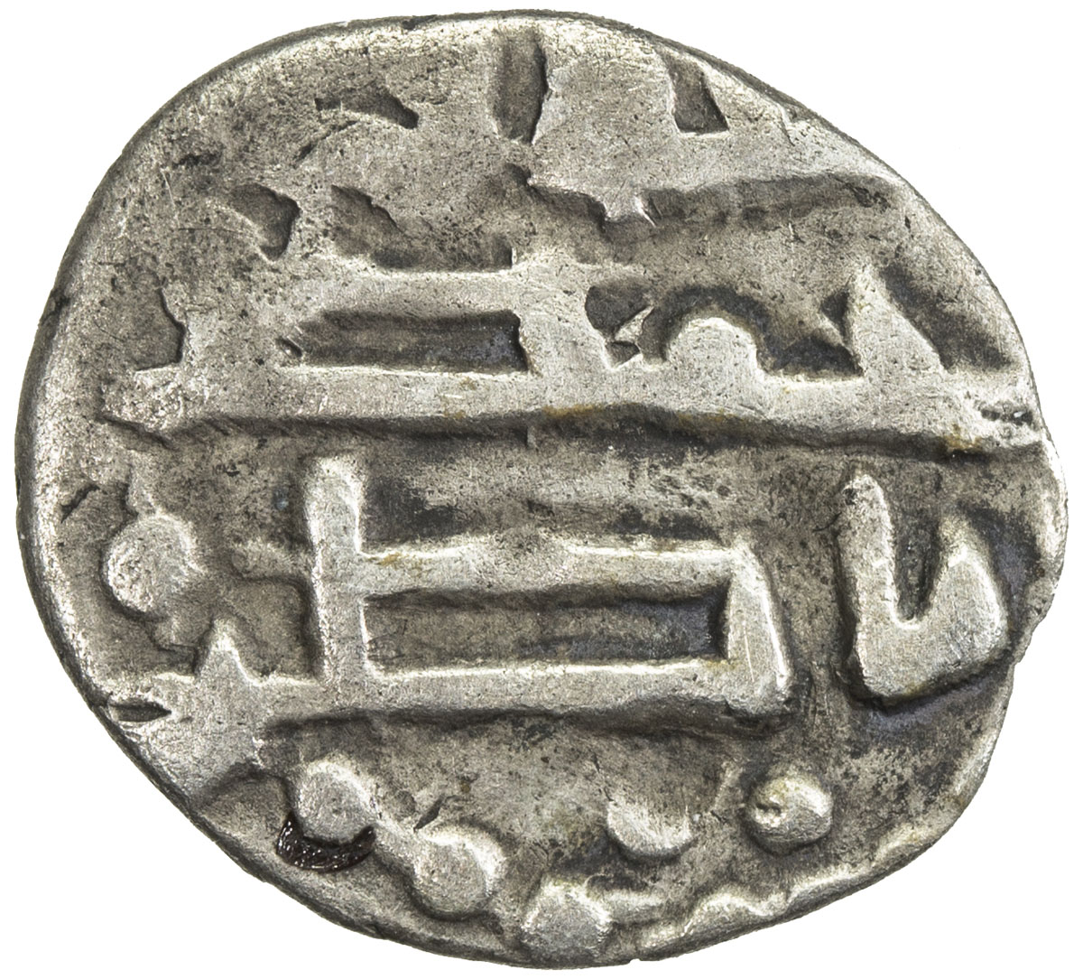 India - Sind & Multan，AMIRS OF MULTAN: Ahmad, 10th century, AR damma (0.54g), [Multan], ND, A-1505E,
