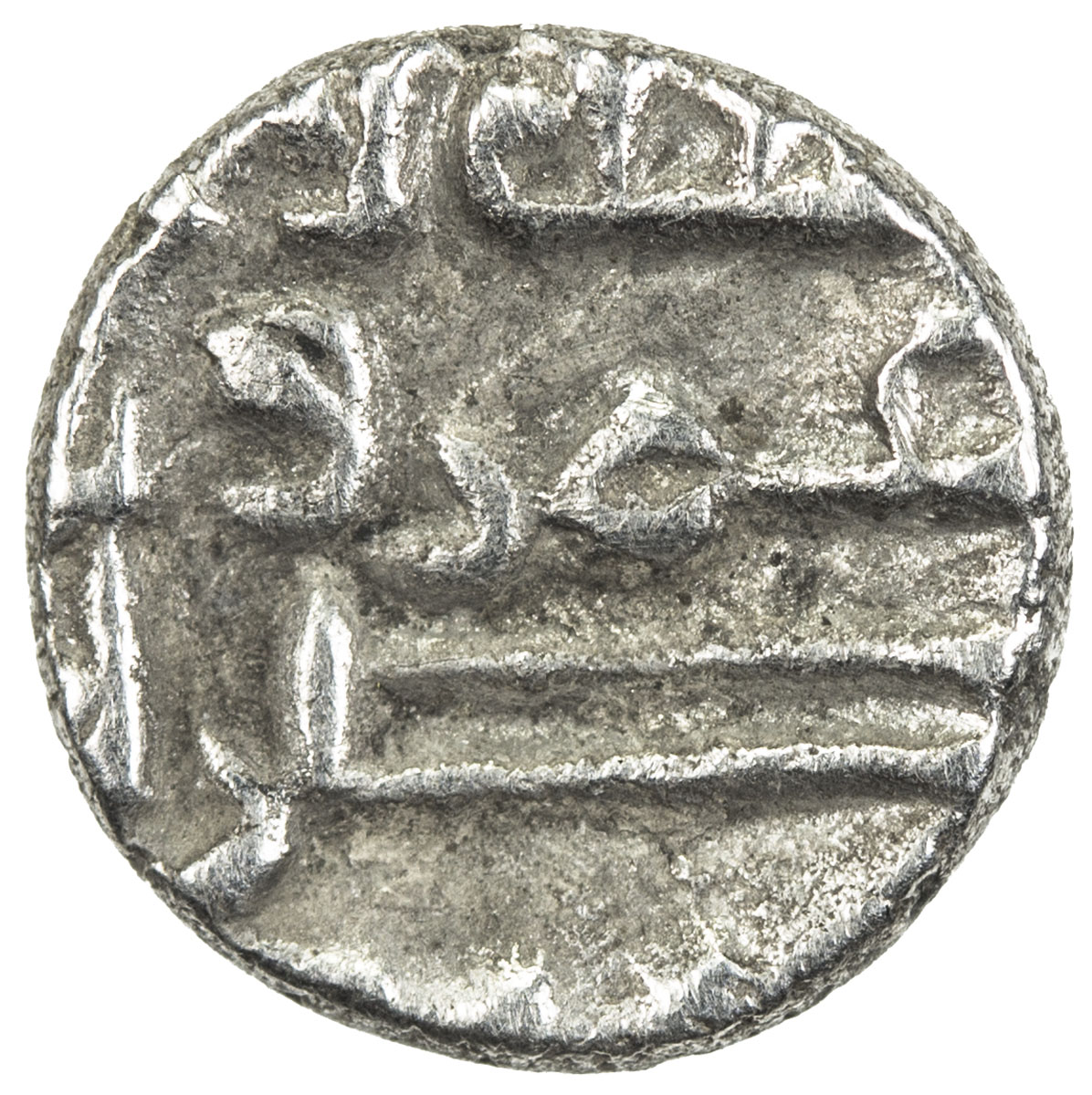 India - Sind & Multan，HABBARIDS OF SIND: Umar III, late 9th century, AR damma (0.28g), NM, ND, A-149