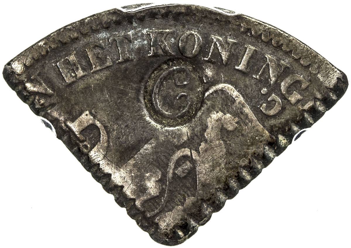 World Coins - The Americas，CURAÇAO: Dutch Colony, AR ¼ gulden, ND [1838], KM-27, script 