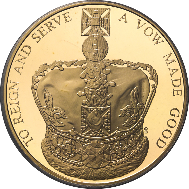 GREAT BRITAIN Elizabeth II エリザベス2世(1952~) 5Pounds in Gold 2013 PCGS-PR69 DCAM Proof