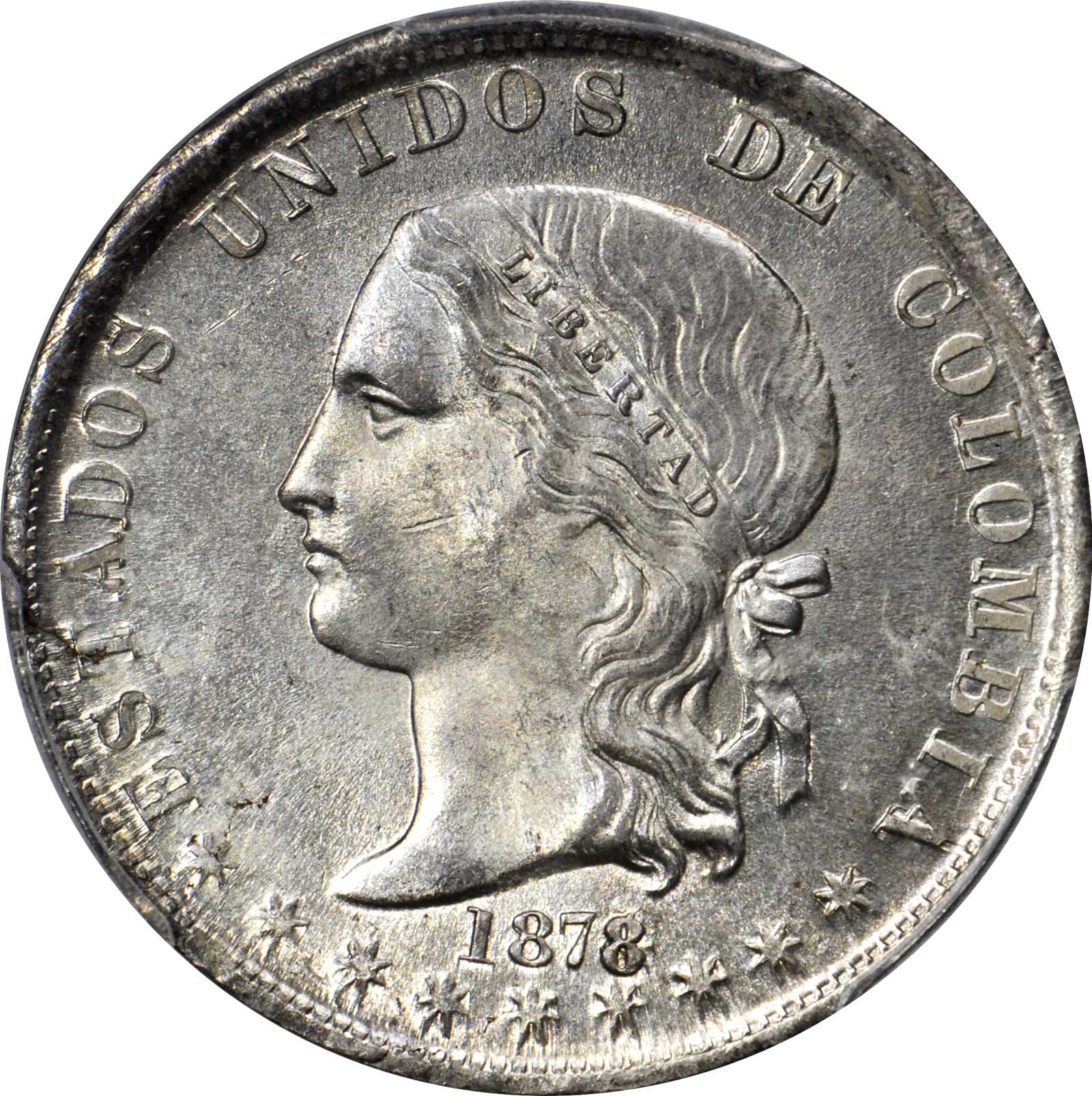 吉林省造辛丑七钱二分 PCGS AU 53