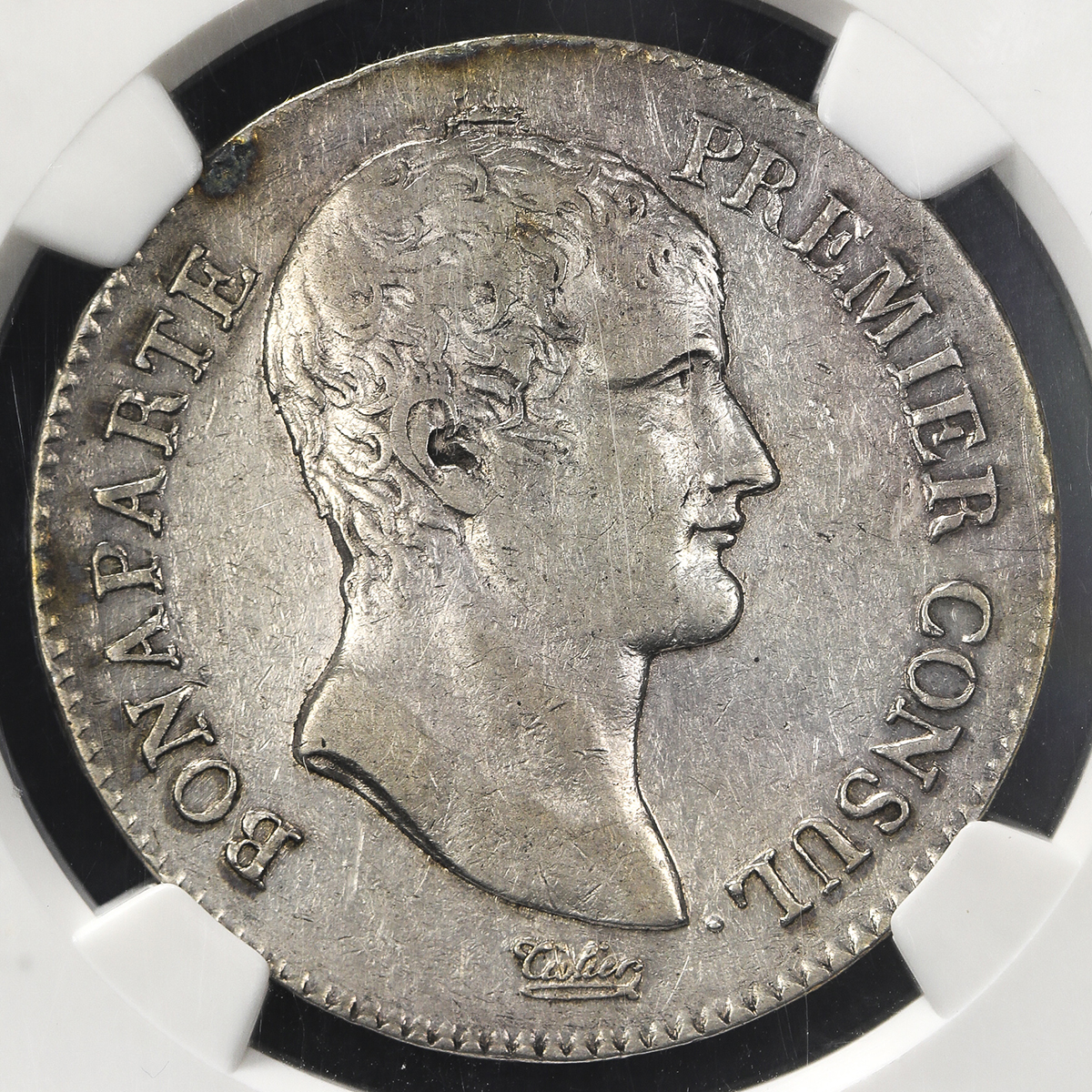 FRANCE Napoleon I ナポレオン1世(1802~15) 5Francs AN12(1803/4)A NGC-XF40 VF+