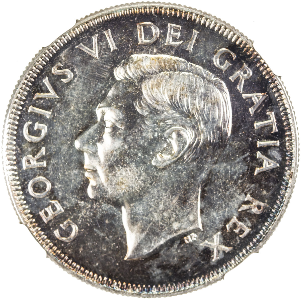 World Coins - The Americas，CANADA: George VI, 1936-1952, AR dollar, 1951, KM-46, regular type, with 