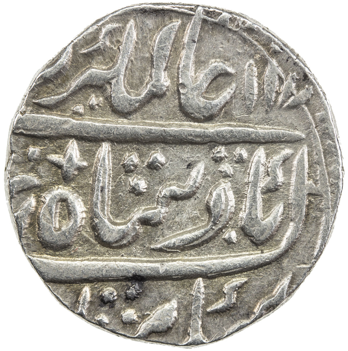 India - Mughal Empire，MUGHAL: Alamgir II, 1754-1759, AR rupee (11.31g), Najibabad, AH1170 year 5, KM