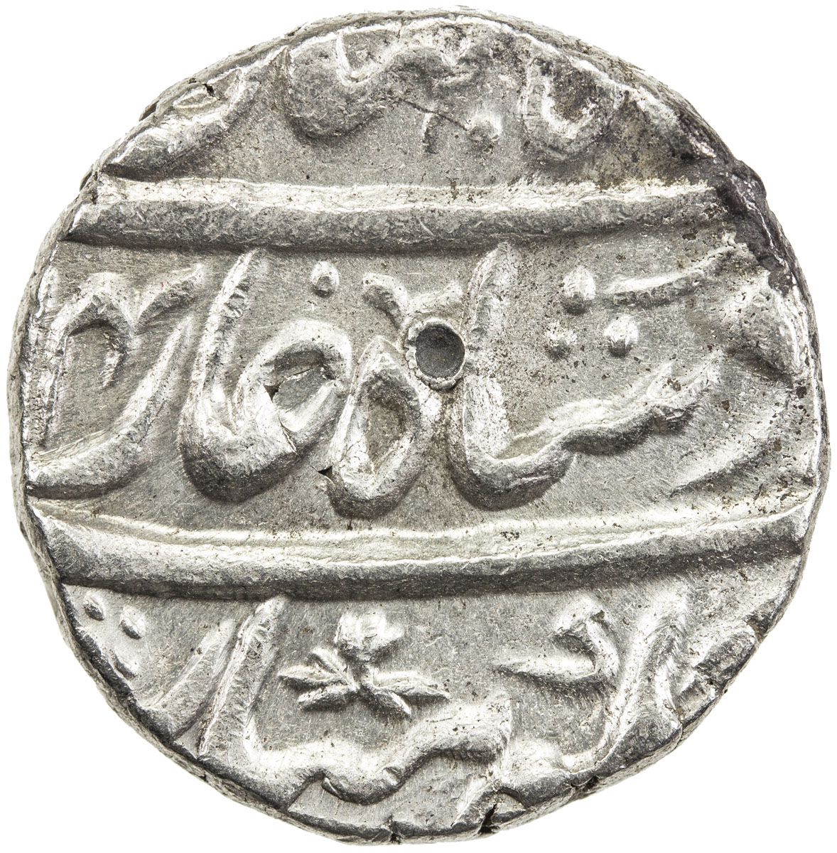 India - Mughal Empire，MUGHAL: Shah Jahan III, 1759-1760, AR rupee (11.34g), Shahjahanabad, AH(117)4 