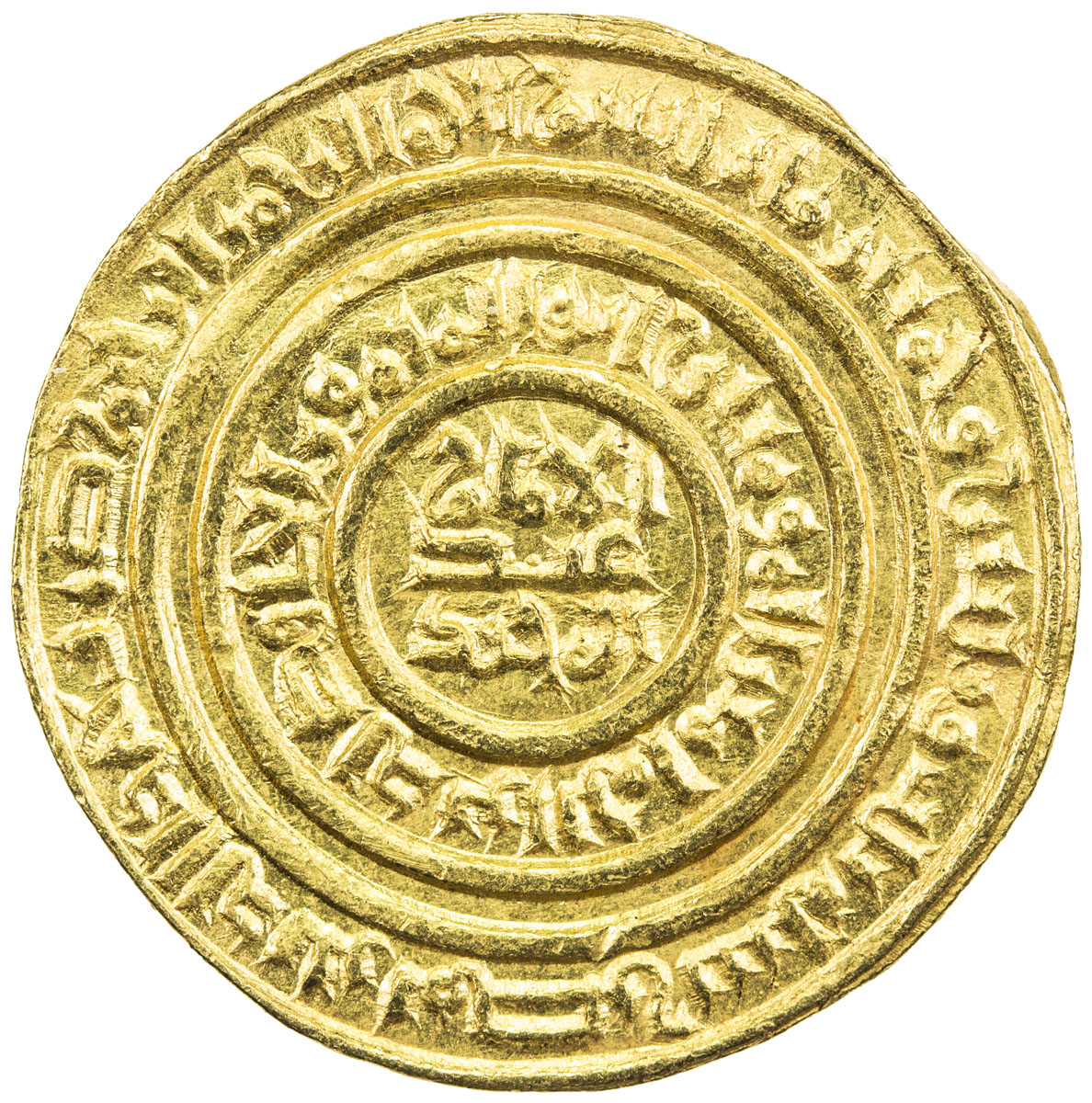 Islamic - Spain & North Africa，FATIMID: al-Hafiz, 1131-1149, AV dinar (4.34g), Misr, AH533, A-735.3,