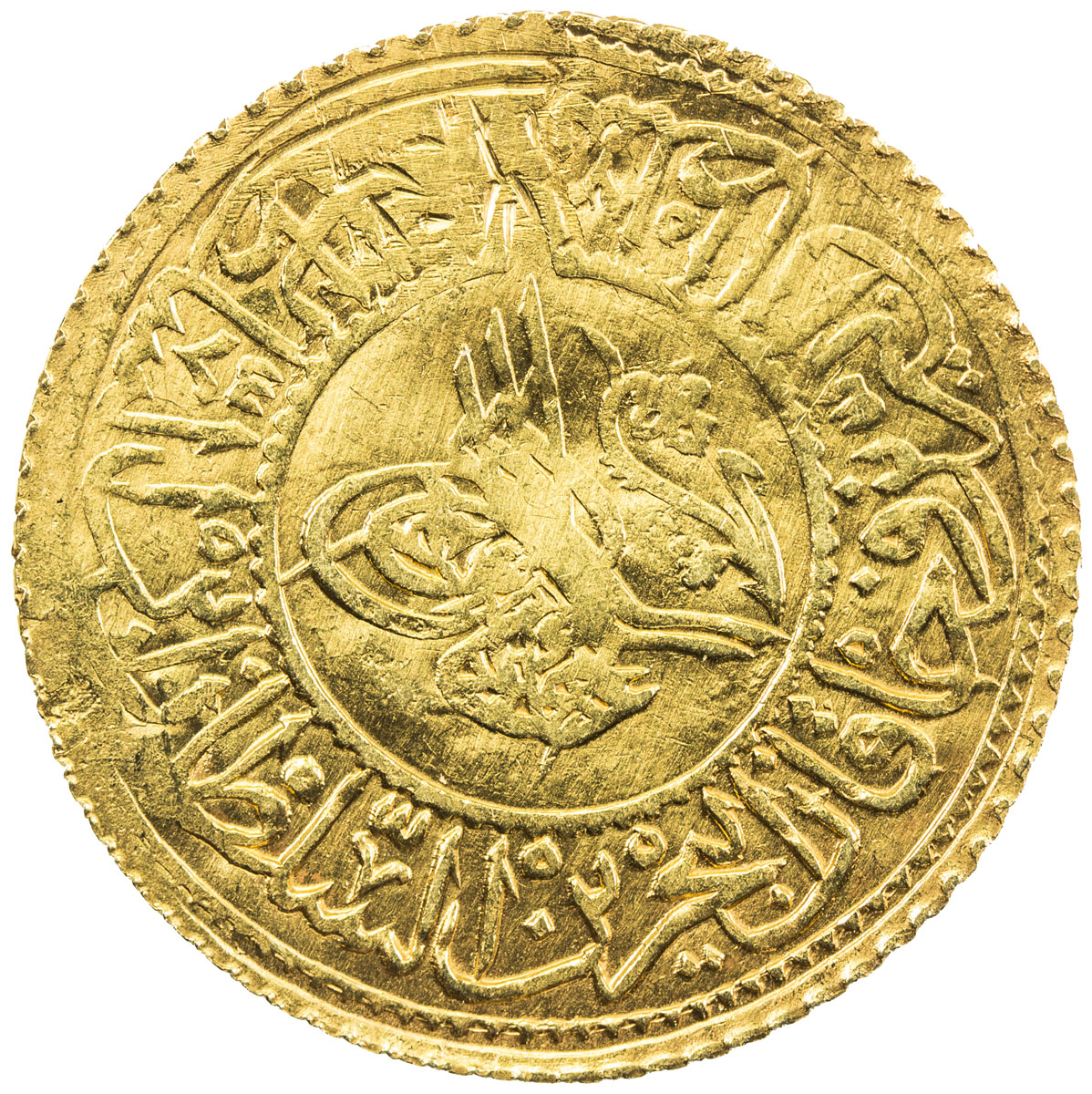Islamic - Ottoman Empire，TURKEY: Mahmud II, 1808-1839, AV new rumi altin (2.19g), Kostantiniye, AH12