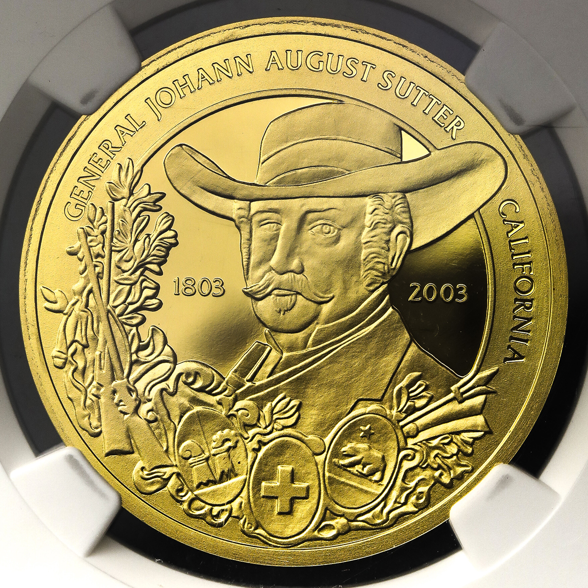 SWITZERLAND Shooting Festival 射击节 500Francs 2003 NGC-PF70 Ultra Cameo Proof