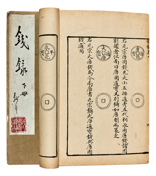 工具书 《钱录》抄本两册 极美