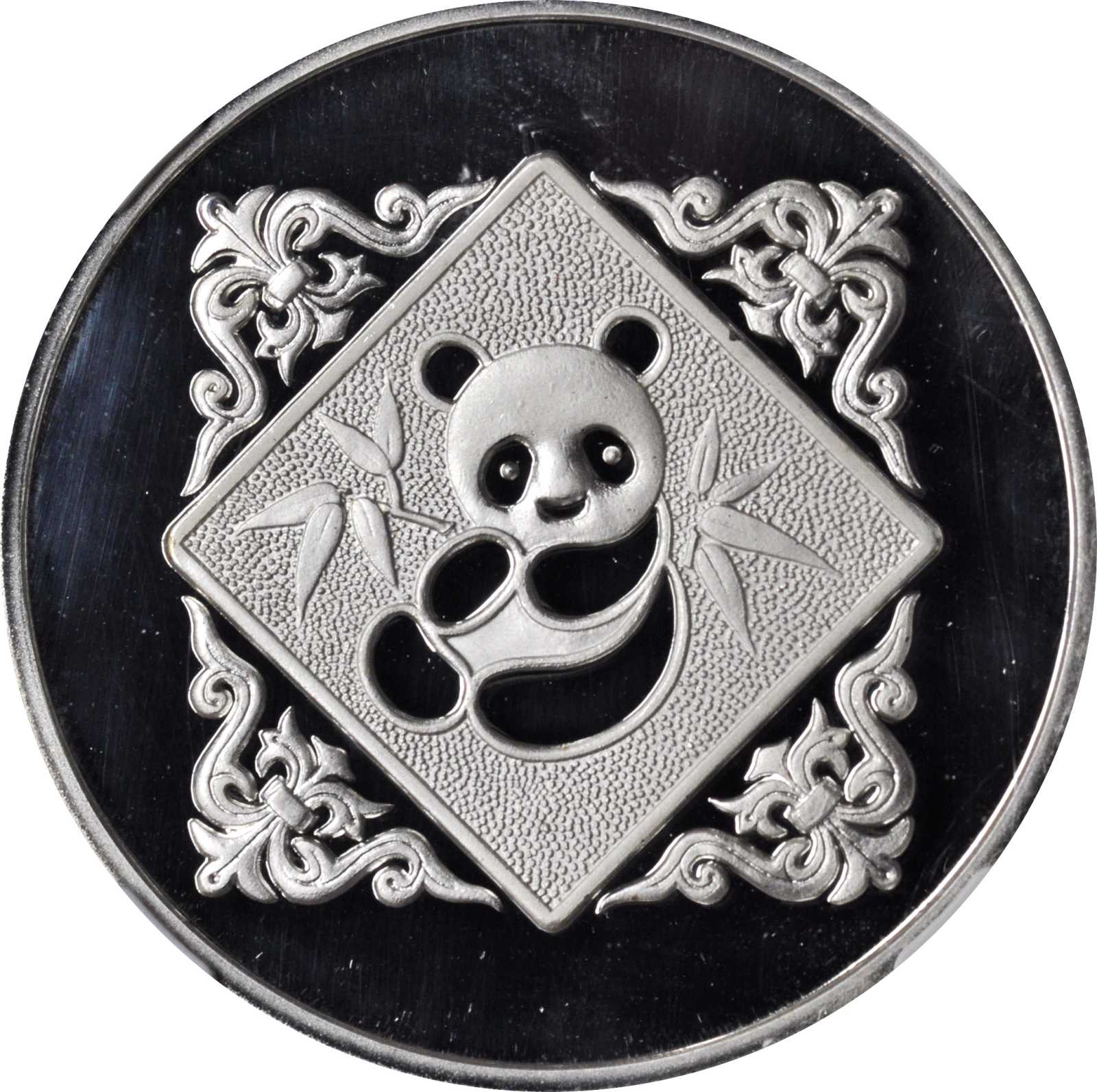 1984年第3届香港国际硬币展览会纪念银章1盎司 NGC PF 69
