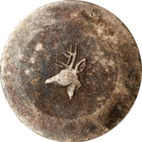  云南省造小鹿头一两 PCGS AU Details CHINA. Yunnan. Tael, ND (1943-44). Hanoi Mint. PCGS Genuine--Cleaned, AU D