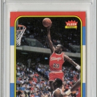  1986年迈克尔乔丹新秀卡 PSA 10 Michael Jordan 1986 Fleer #57 Rookie Card