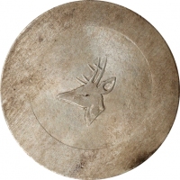  云南省造小鹿头一两 PCGS MS 61 CHINA. Yunnan. Tael, ND (1943-44). Hanoi Mint. PCGS MS-61.