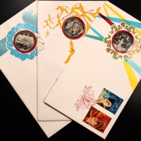  1984年建国35周年精制币（沈阳版 邮币封）