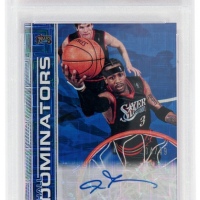  2020-21赛季 Panini Donruss系列 艾弗森签名球星卡 限量49张 PSA评级9分