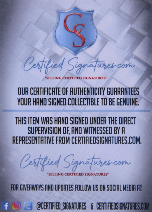  第33届土星奖最佳男主角奖布兰登·罗斯亲笔签名《超人归来》剧照