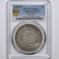 北洋造光绪25年七钱二分 PCGS VF Details