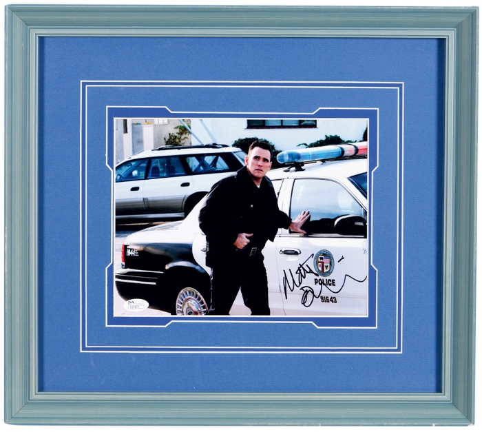  美国演员马特·狄龙 亲笔签名《撞车》剧照
