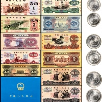  中国人民银行样票包括（三版壹、贰角、壹、贰、伍、拾圆、二版伍角、壹、贰、伍圆各两枚共20张）