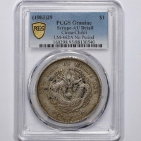  北洋造光绪29年七钱二分 PCGS AU Details