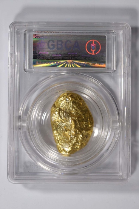  广同盛足金一枚 GBCA MS60 1610041609 重76.1g 