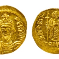  拜占庭帝国皇帝福卡斯金币 NGC：MS