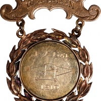  1910年洛杉矶国际航空会议奖章 完未流通 Los Angeles International Air Meet Medal