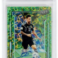  2019-20赛季梅西签名球星卡 PSA 9