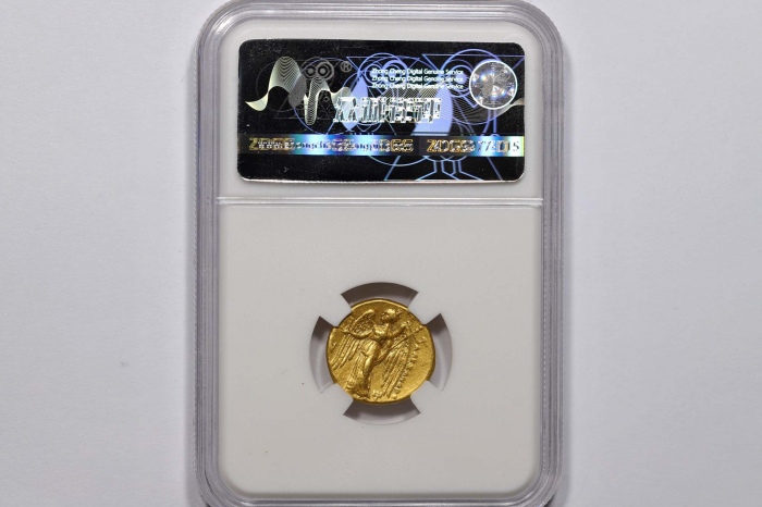  古希腊马其顿王国亚历山大三世金币一枚 ZDGS XF 1122092200004 重8.53g 