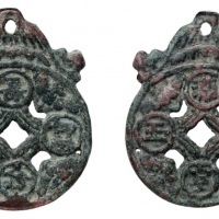  长命富贵满堂金玉挂花 GBCA 古-美品 75