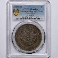  北洋造光绪25年七钱二分 PCGS XF Details