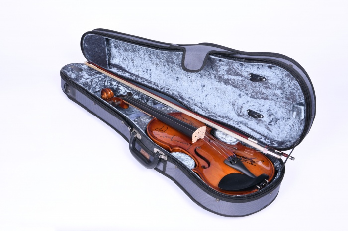  帕瓦罗蒂、多明戈、卡雷拉斯 亲笔签名小提琴