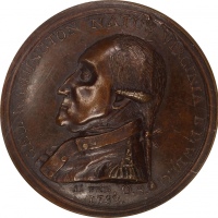  1790年曼利勋章 NGC MS 62 Manly Medal. Second Obverse