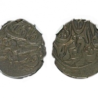  新疆省造光绪银钱伍分AH1921 NGC AU 55