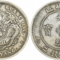  北洋造光绪29年七钱二分 PCGS XF 40