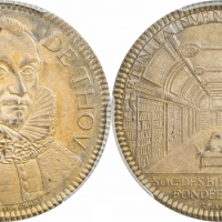  1861年法兰西伯爵银章。PCGS MS65