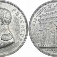 拿破仑一世雾面大型样章。PCGS UNC98