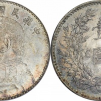  袁世凯像民国九年壹圆中发 PCGS MS 64