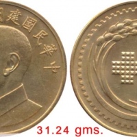  蒋介石像民国60周年纪念 完未流通