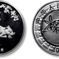  2008年戊子(鼠)年生肖纪念银币1公斤 NGC PF 68