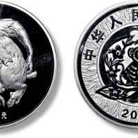  2004年甲申(猴)年生肖纪念银币1公斤 完未流通