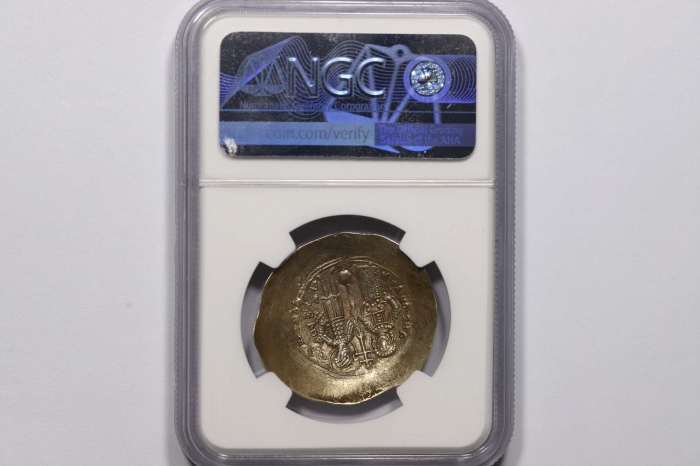  拜占庭帝国曼努埃尔一世金币一枚 NGC MS 6323251-104 重4.36g 