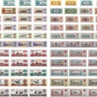  1962年第三版中国人民银行大全套五十张一组。PMG 66EPQ*46、67EPQ*4