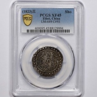  西藏道光2年无币值 PCGS XF 45