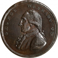  1795年华盛顿自由与安全奖章 NGC MS 63 Washington Liberty and Security Penny