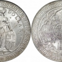  1930年站洋 壹圆银币。PCGS MS65