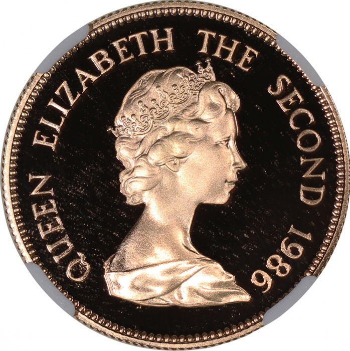  1986年香港十二生肖虎年$1000纪念精铸金币，NGC PF70 Ultra Cameo，#6377540-010，满分，评级记录中仅14枚获评满分，连盒及小册子，限量发行12,000枚