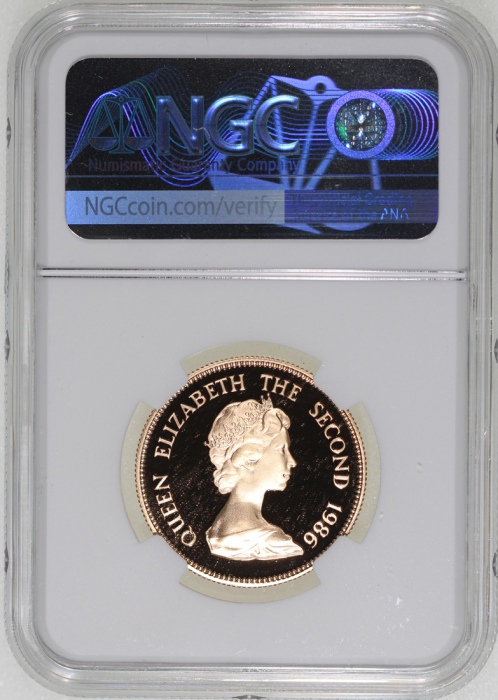  1986年香港十二生肖虎年$1000纪念精铸金币，NGC PF70 Ultra Cameo，#6377540-010，满分，评级记录中仅14枚获评满分，连盒及小册子，限量发行12,000枚
